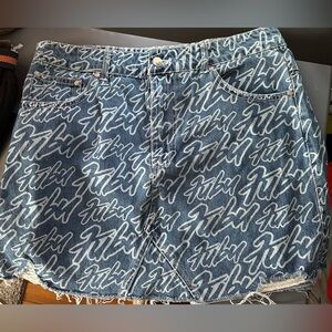 FuBu X forever 21 Jean mini skirt SOLD